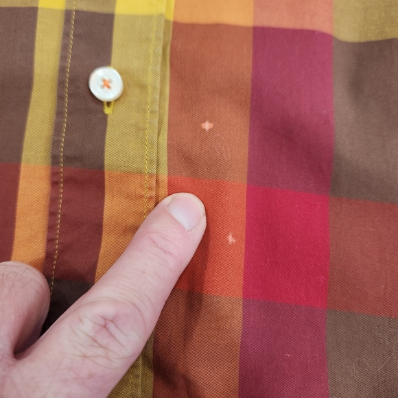 VTG Robert Talbott Shirt Long Sleeve Button Down Multicolor Plaid Mens Size M - Picture 12 of 13